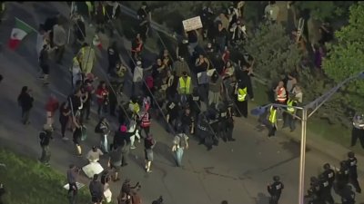 One man arrested in Monday night's anti-ICE protest