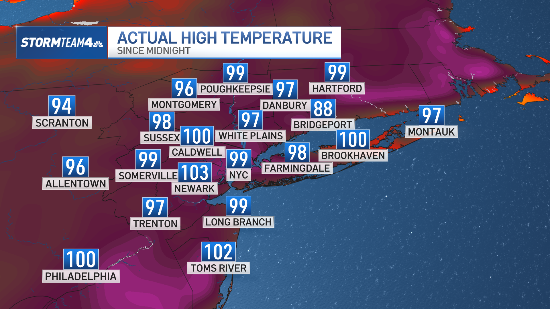 Central Park breaks temp record from 1800s amid NYC heat wave – NBC New ...
