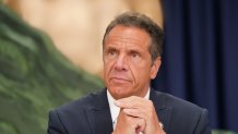 Andrew Cuomo, Democratic candidate for New York City mayor. 