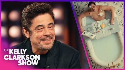 Benicio del Toro spent 8 hours in a bathtub for Wes Anderson slo-mo shot