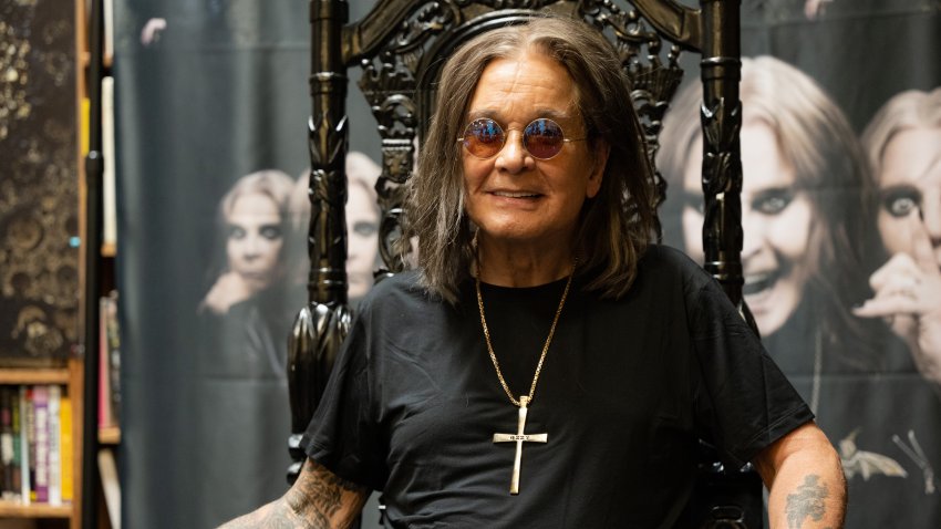 File. Musician Ozzy Osbourne signs copies of his album “Patient Number 9” at Fingerprints Music on September 10, 2022 in Long Beach, California.