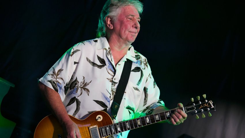 CLARKSTON, MI – JULY 23:  Mick Ralphs of Bad Company performs in concert at DTE Energy Center on July 23, 2013 in Clarkston, Michigan.