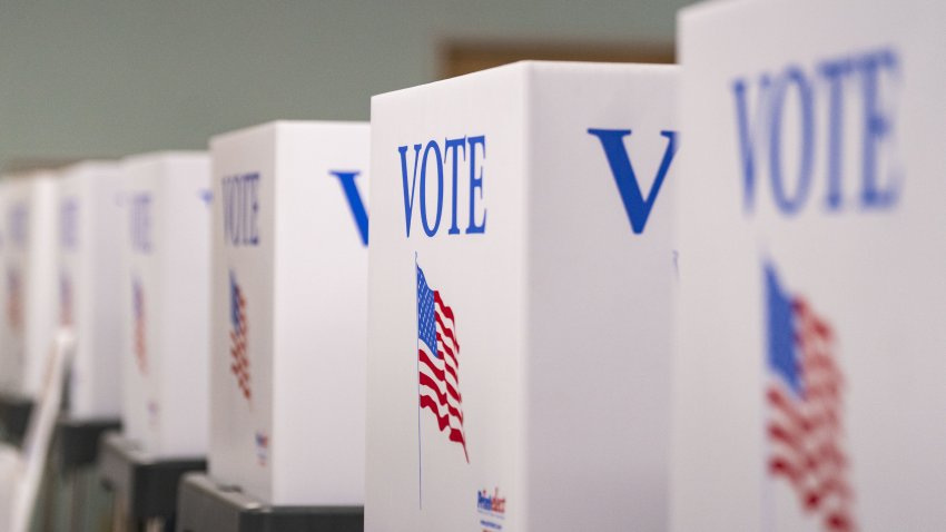 FILE PHOTO: Voting booths Photographer: Al Drago/Bloomberg via Getty Images