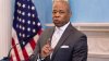 Why isn't Eric Adams participating in the NYC Democratic mayoral candidates debate?
