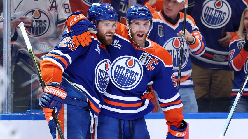 Leon Draisaitl and Connor McDavid