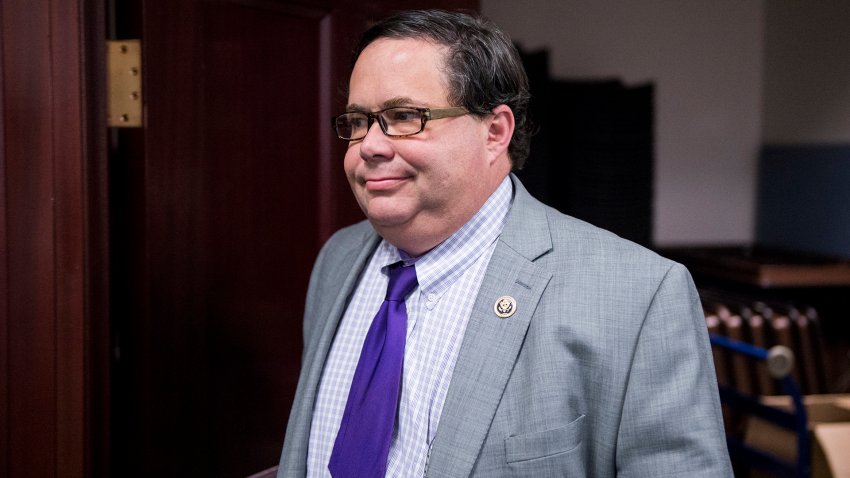 UNITED STATES – SEPTEMBER 29: Rep. Blake Farenthold, R-Texas, leaves the House Republican Conference meeting in the basement of the U.S. Capitol on Tuesday, Sept. 29, 2015. (Photo By Bill Clark/Roll Call/Pool)