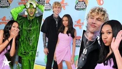 Machine Gun Kelly & daughter Casie step out for Kids' Choice Awards
