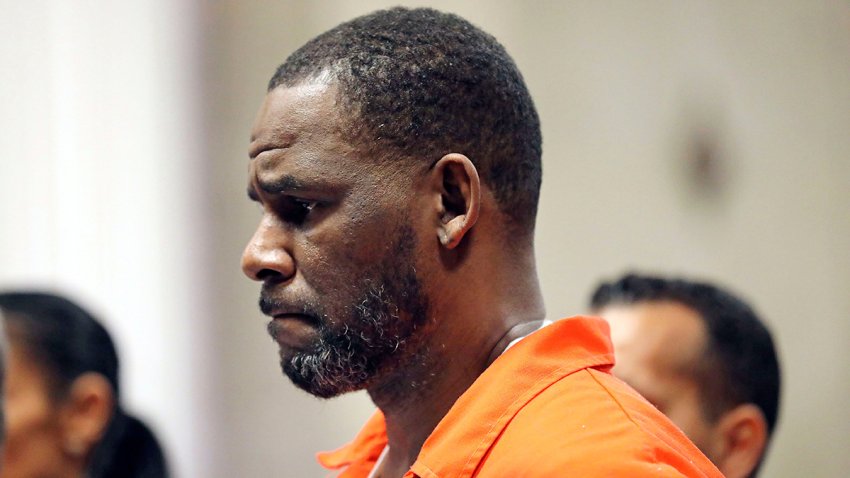 In this photo from Sept. 17, 2019, R. Kelly appears during a hearing at the Leighton Criminal Courthouse in Chicago.