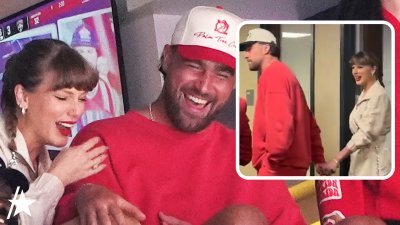 Taylor Swift and Travis Kelce shared a rare public date night at the Stanley Cup final