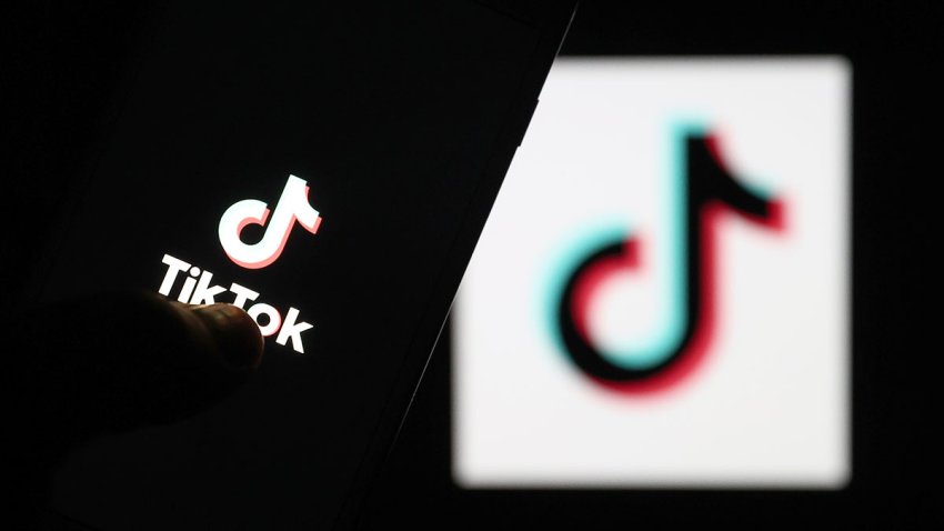File photo of tiktok logo.