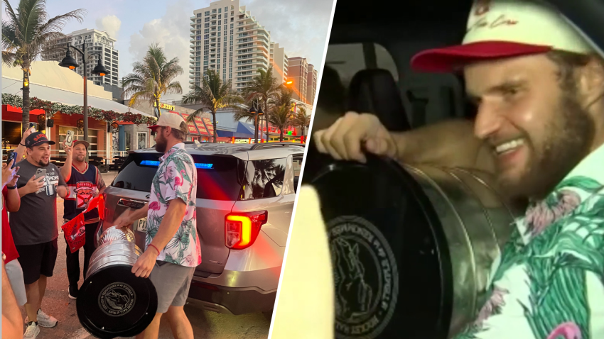 NBC6 got to ask Aleksander Barkov if the team planned to repeat the famed dip into the ocean that Matthew Tkachuk led when they won it last year.