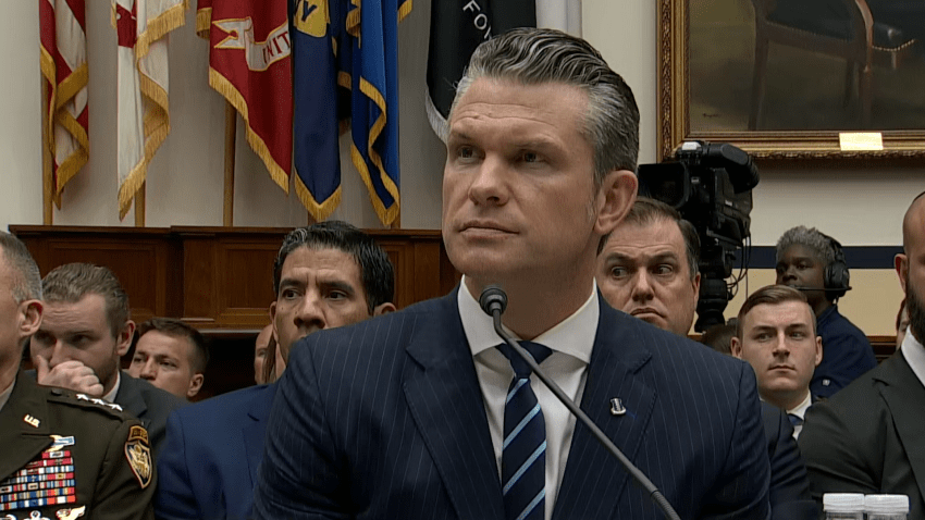 Pete Hegseth testifies to congressional committee