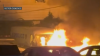 NYPD vehicles burn in suspected Brooklyn arson 
