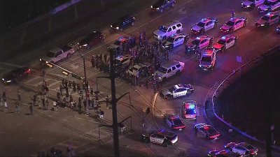 Protestors over ICE raids gather in Dallas