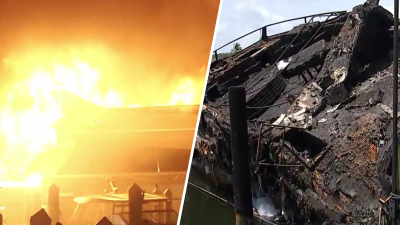 Video shows massive fire that destroyed 6 boats in Sunny Isles Beach