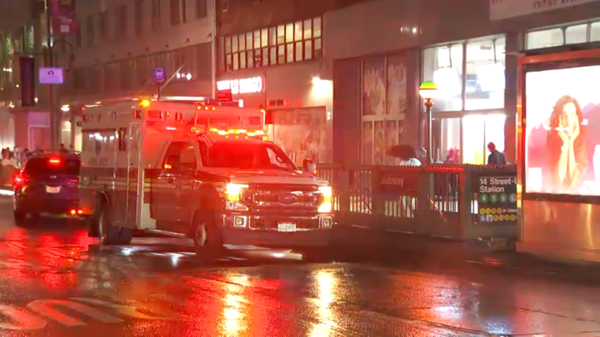 union square subway death