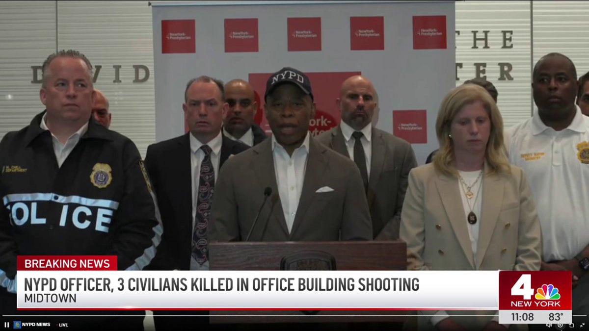 NYPD officer, 3 civilians killed in NYC office building shooting – NBC ...