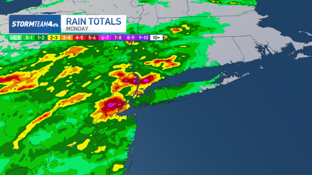NYC area got more rain Monday than typically falls in all of July – NBC ...