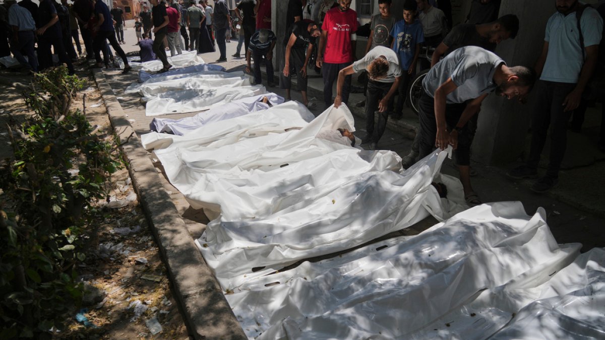 Israeli military kills dozens of Palestinians waiting for aid, health officials say
