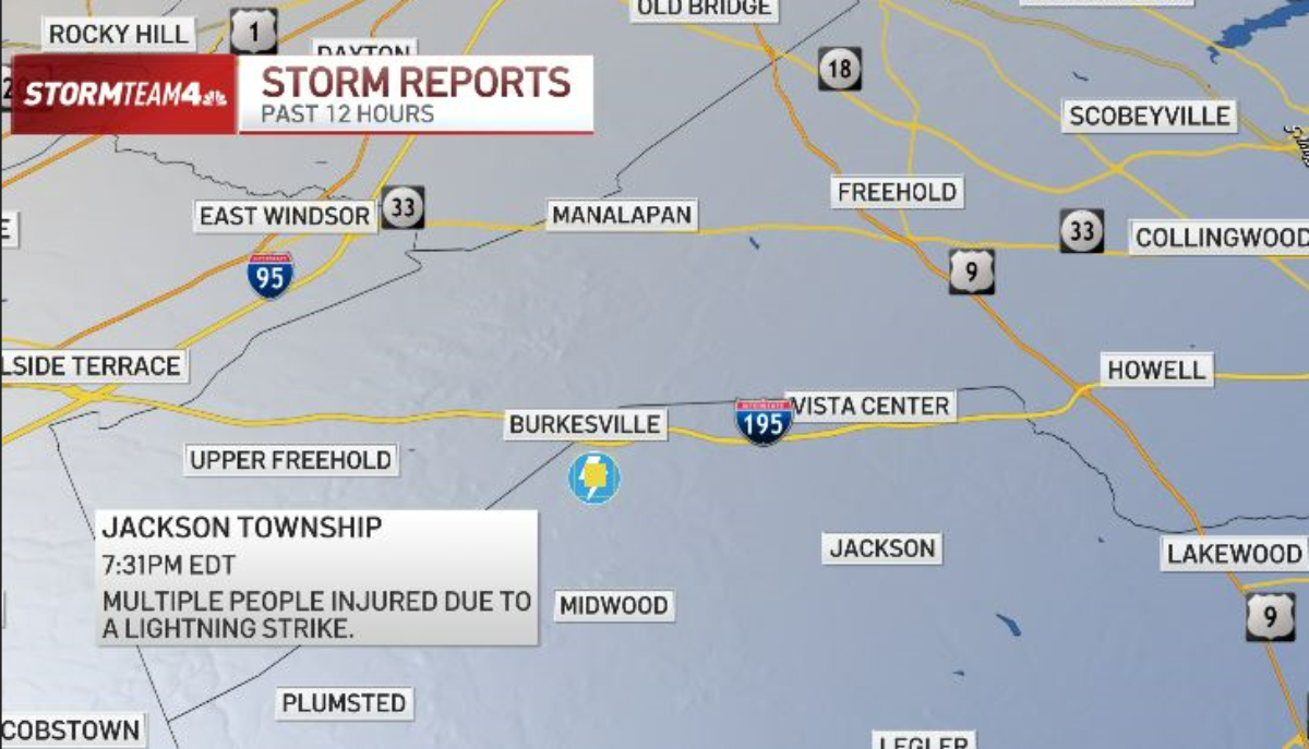 1 dead, 13 injured by lightning strike at NJ archery range NBC New York