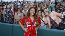 NEW YORK, NEW YORK - AUGUST 14: Dolores Catania attends the 2024 battle for Brooklyn celebrity softball game at Maimonides Park on August 14, 2024 in New York City. (Photo by John Lamparski/Getty Images)