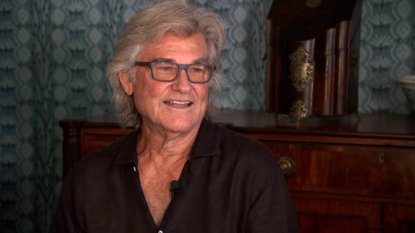 Kurt Russell chats about his family history to the American Revolution with NBC10 Boston.