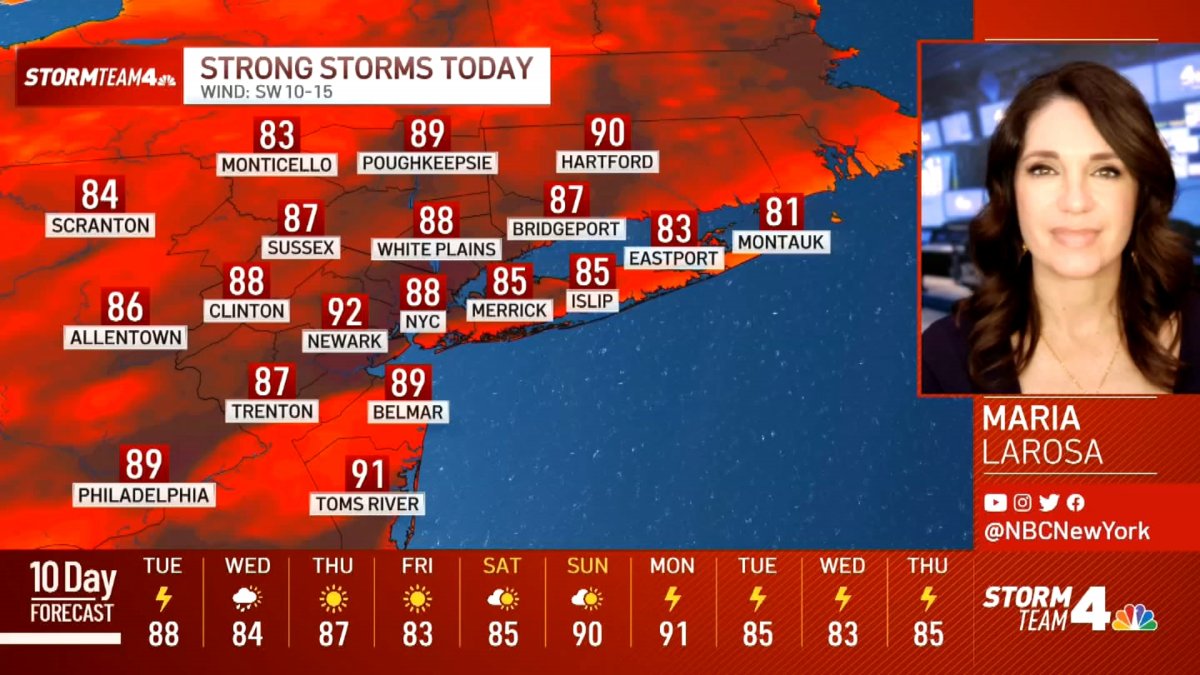 Latest Forecast From Storm Team 4 – NBC New York