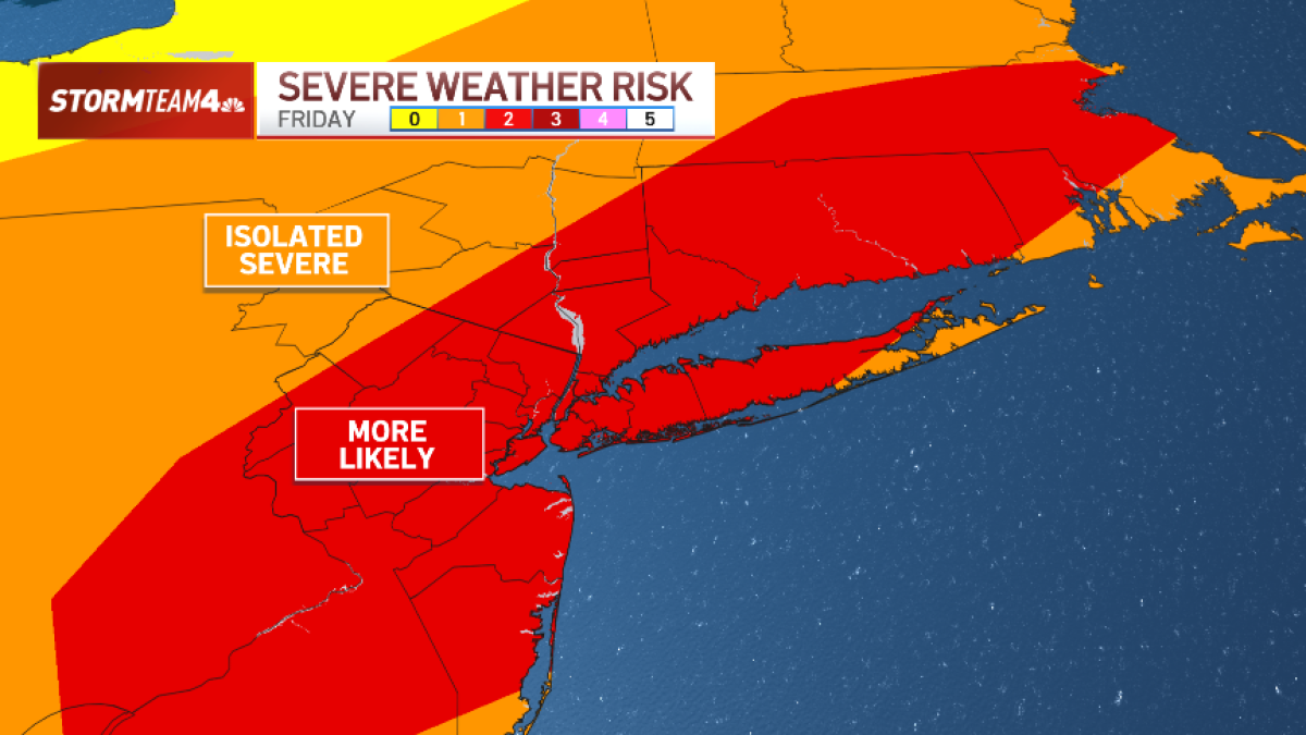 Severe storms eye NYC area after extreme heat pumps feels-like temps up to 107