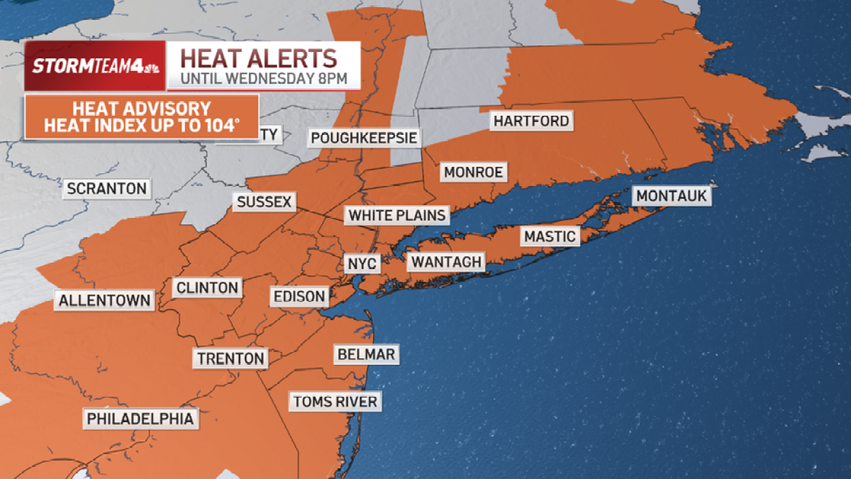 NYC Heat Wave: 90°+ Temps &amp; Extreme Humidity This Week!