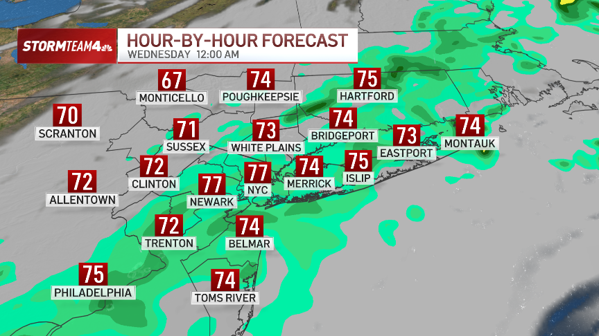 Weather radar: Hour-by-hour forecast as storms threaten NJ – NBC New York