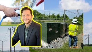 Charlie Murray, CEO of Switched Source in a collage.