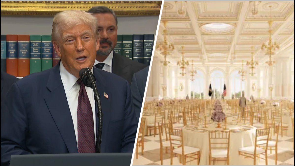 Trump announces $200 million White House remodel – NBC New York