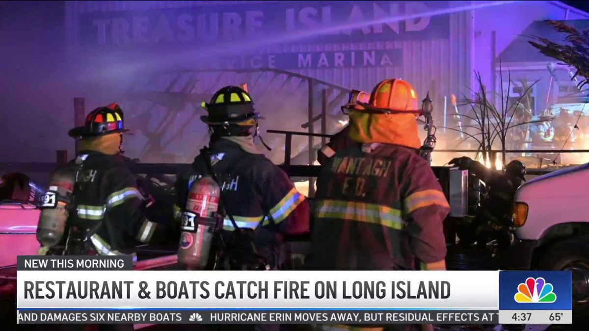 Restaurants and boats catch fire on Long Island – NBC New York