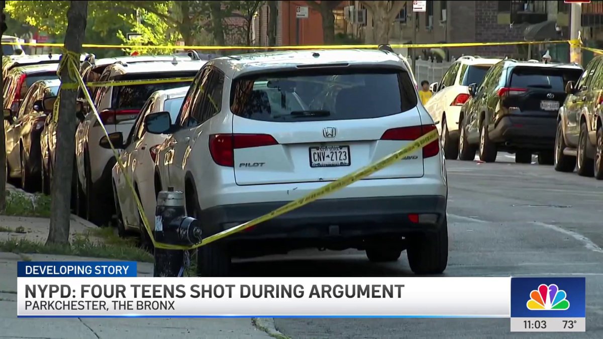 Four teens shot during argument in The Bronx, per police – NBC New York