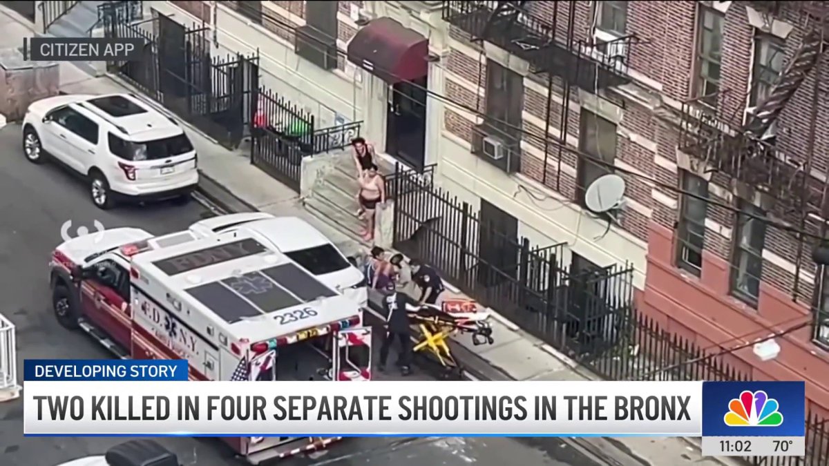 2 killed in 4 separate shootings in the Bronx – NBC New York