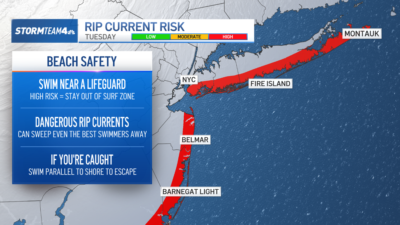Tracking Erin: NY and NJ to see strong rip currents, huge waves – NBC ...