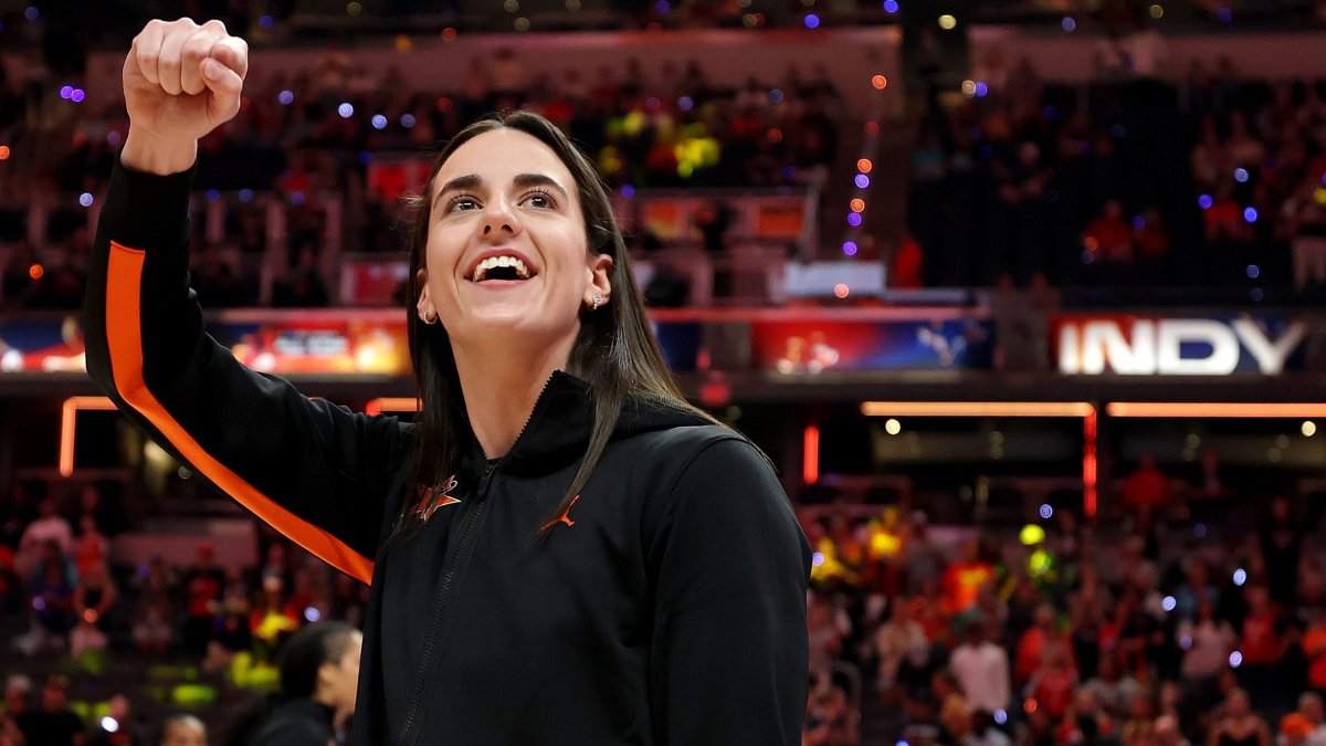 Caitlin Clark unveils Nike logo, signature shoe releasing 2026 NBC