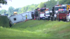 Tour bus rollover kills 5 on interstate highway in western New York