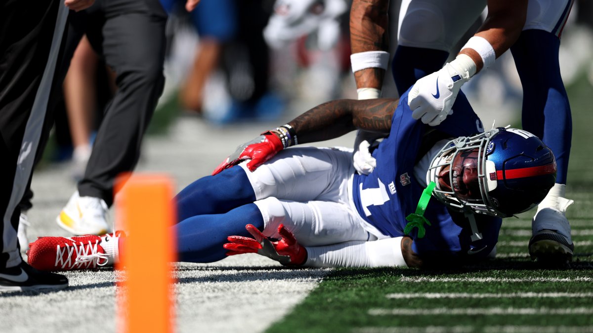Giants wide receiver Malik Nabers out for season with torn ACL, team confirms