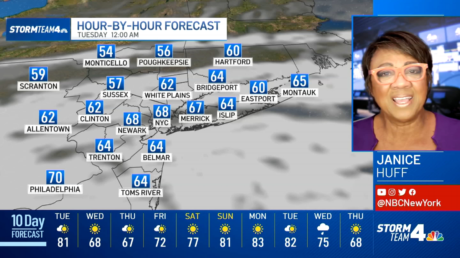 Latest Forecast From Storm Team 4 – NBC New York
