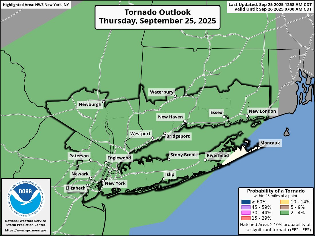 Weather in New York may turn severe; tornado watch possible – NBC New York