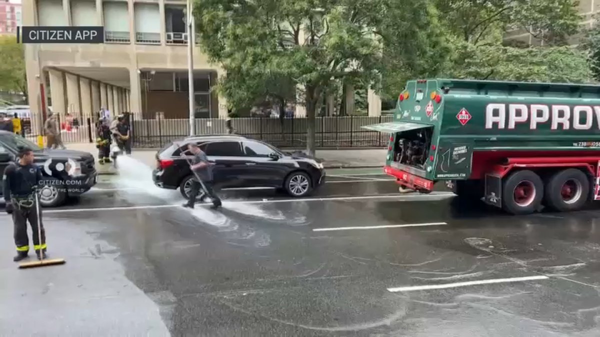 Massive Oil Spill in Manhattan's Kips Bay: Hazmat Teams Respond