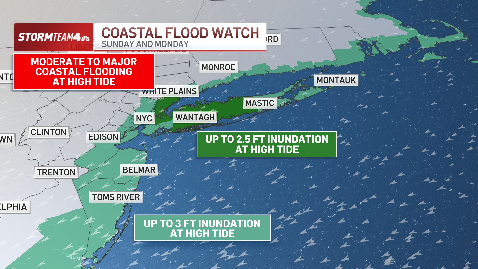 Nor’easter could bring flooding, winds to NY, NJ, CT – NBC New York