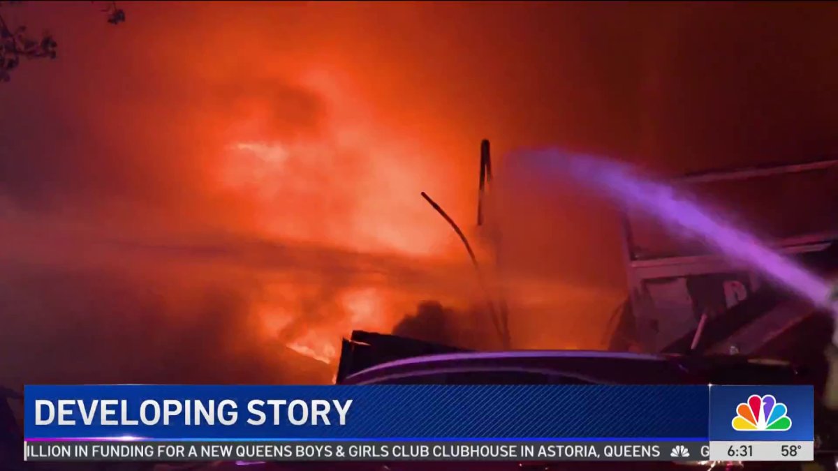 Huge fire tears through businesses in New Jersey – NBC New York