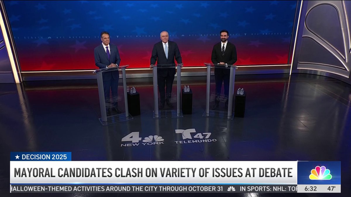 Mayoral candidates clash on issues at debate – NBC New York