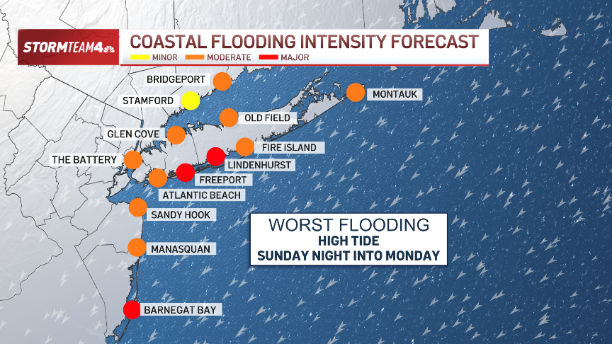 NYC weather calls for strong winds, rain – NBC New York