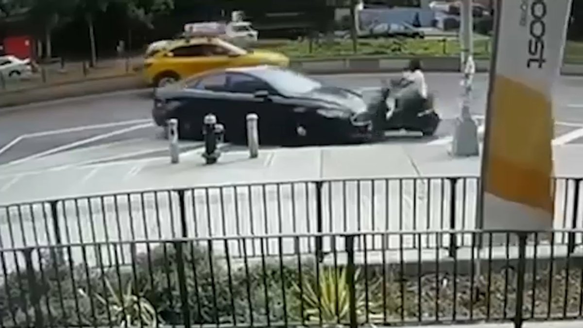 NYPD lied about moped crash caught on video, lawsuit says