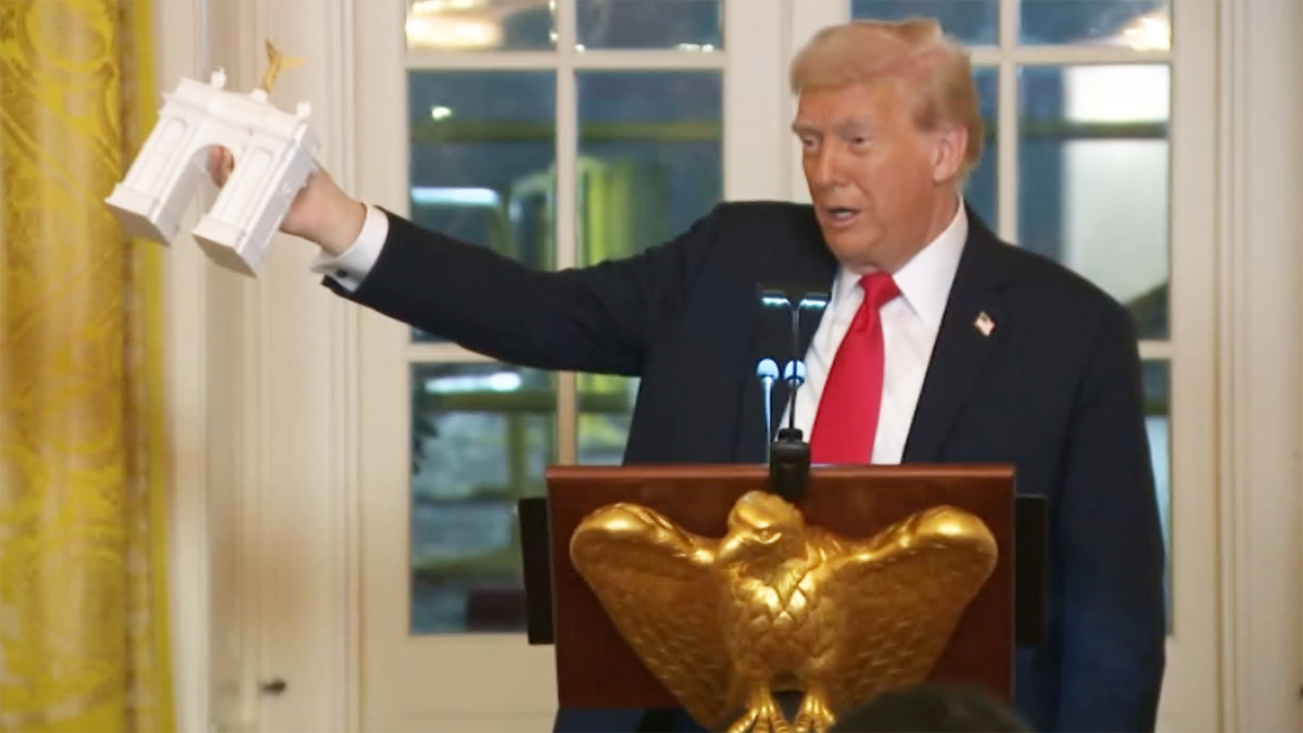 Arc de Trump? President proposes arch near Memorial Bridge NBC New York