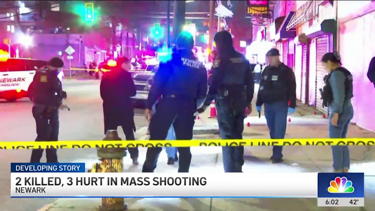 Mass shooting leaves 2 killed, 3 hurt in Newark – NBC New York