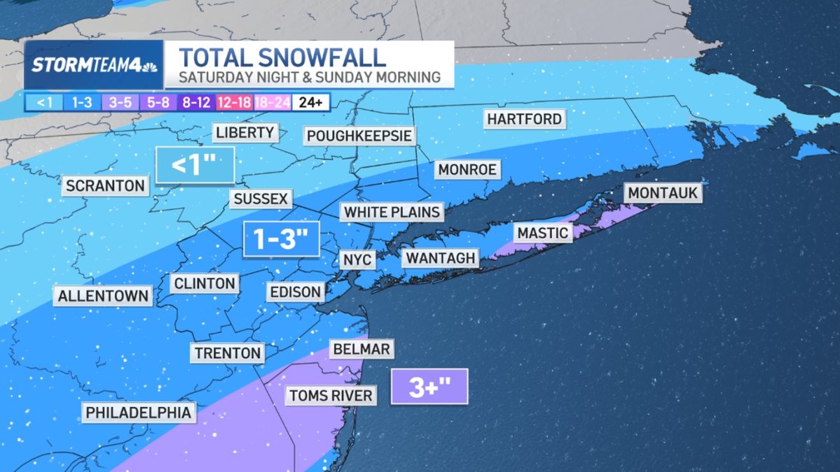 Winter weather advisory issued for NYC ahead of weekend storm: Timeline, what to expect